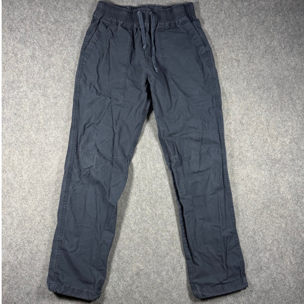 John Elliott Pants Mens 2 Black Ripstop Cargo Elastic Waist Utility Trousers